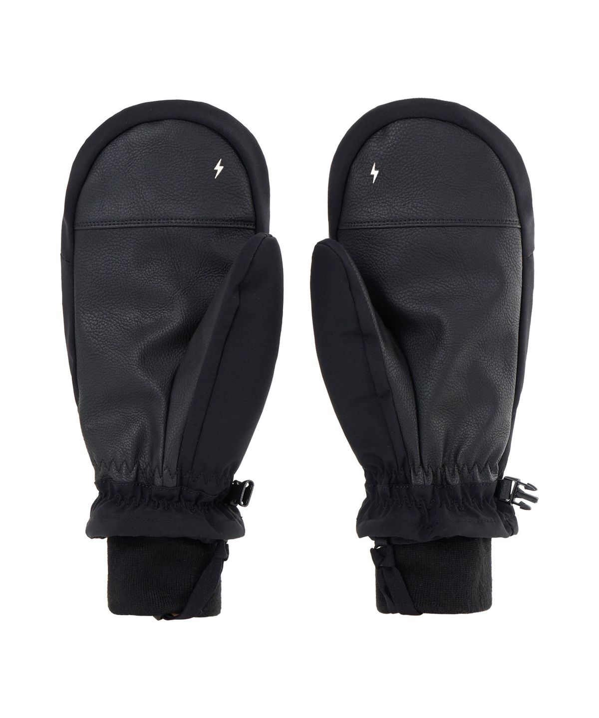 디미토(DIMITO) REFLECTIVE CROSS BAND MITTEN BLACK
