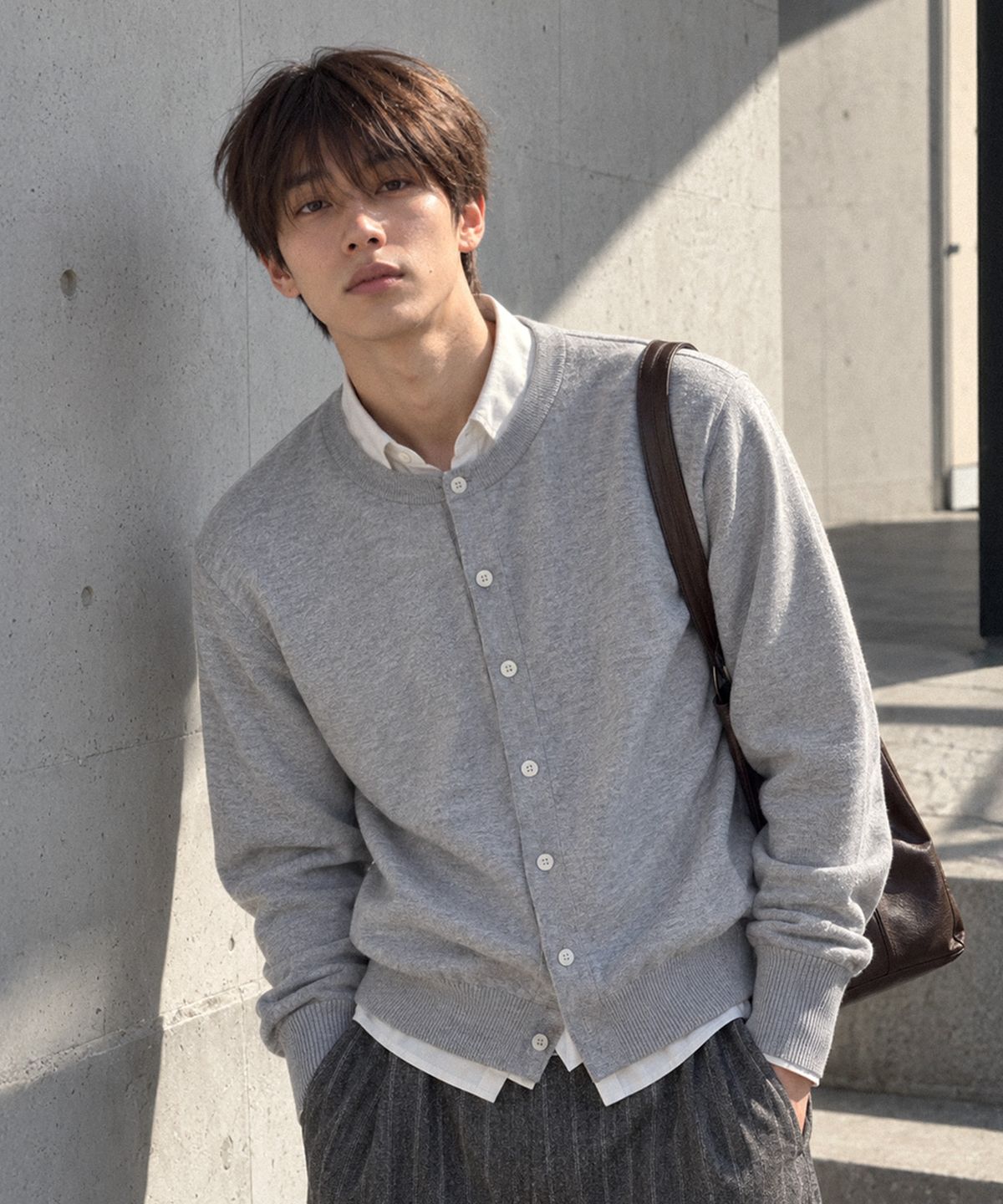 엑스오엑스(XOX) 에센셜 라운드 크롭 니트 가디건 (6color)