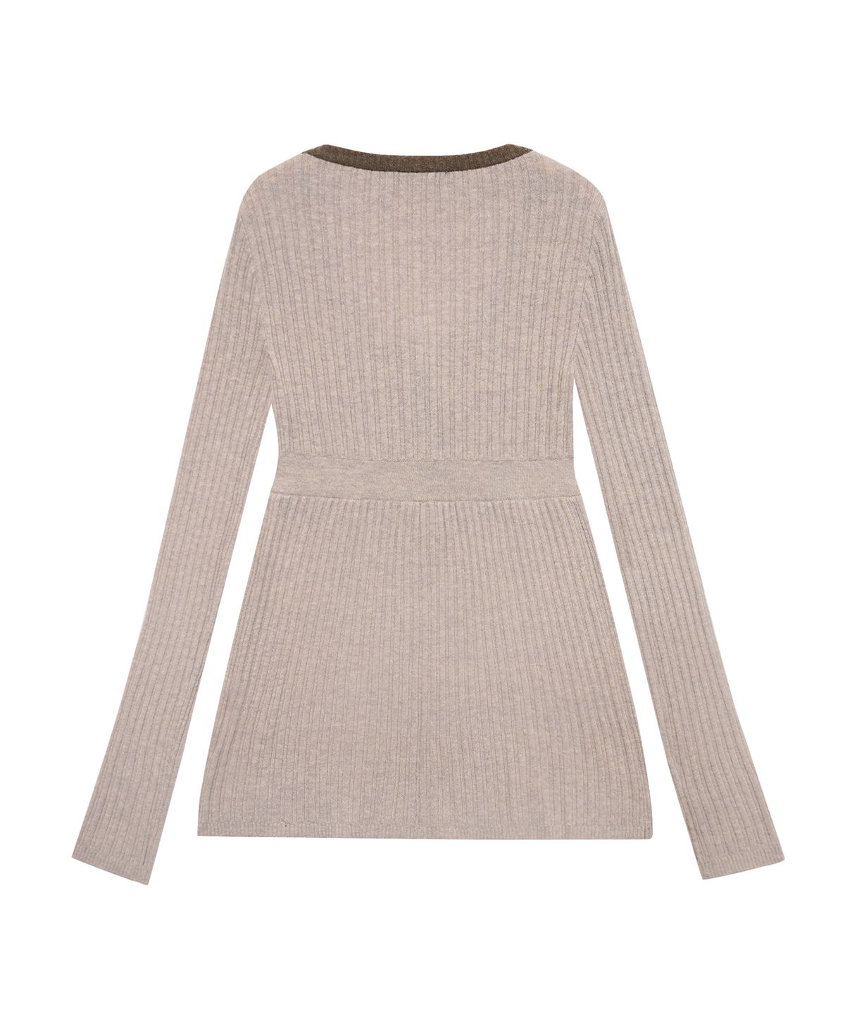 미레코(MIRECO) BABYDOLL KNIT OPS PURPLE
