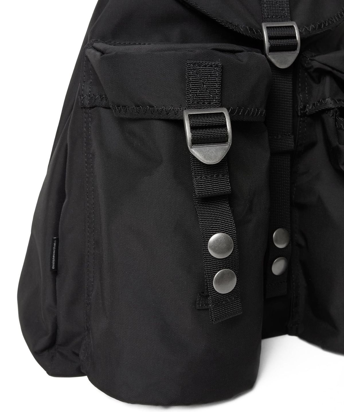 디스이즈네버댓(THISISNEVERTHAT) String Rucksack Black