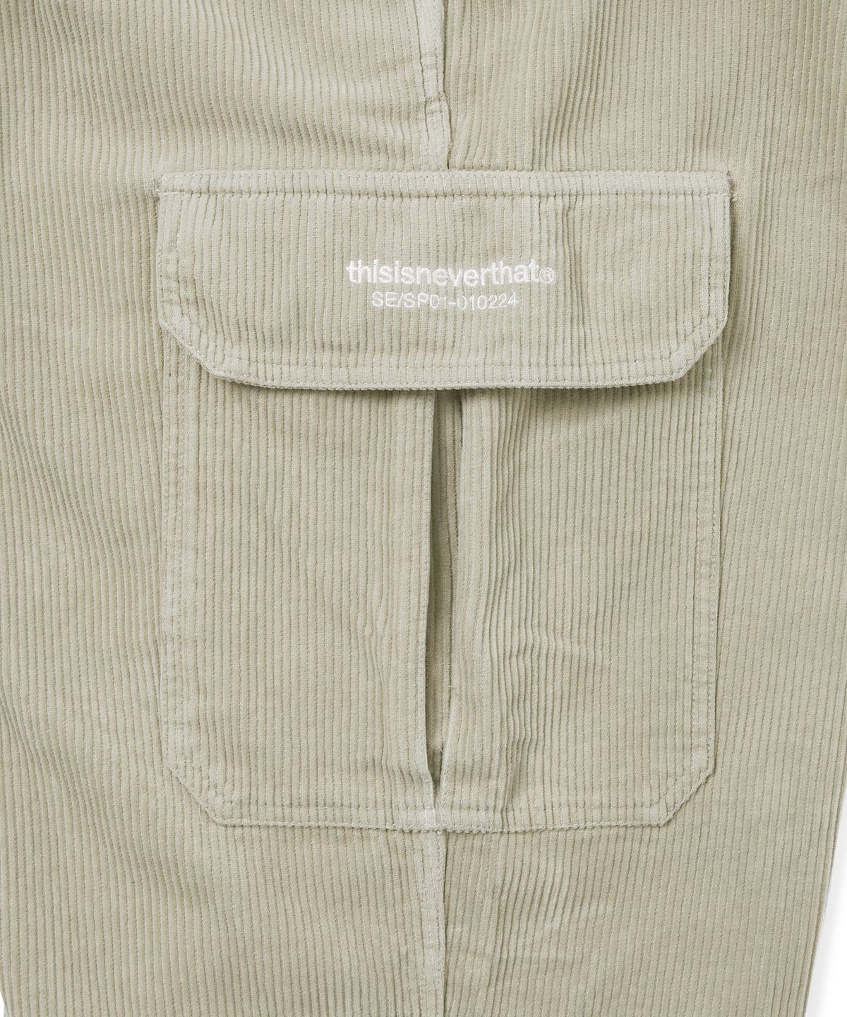 디스이즈네버댓(THISISNEVERTHAT) Corduroy Cargo Pant Beige