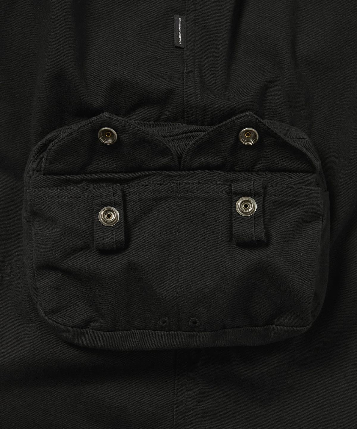 디스이즈네버댓(THISISNEVERTHAT) Multi Pocket Cargo Pant Black