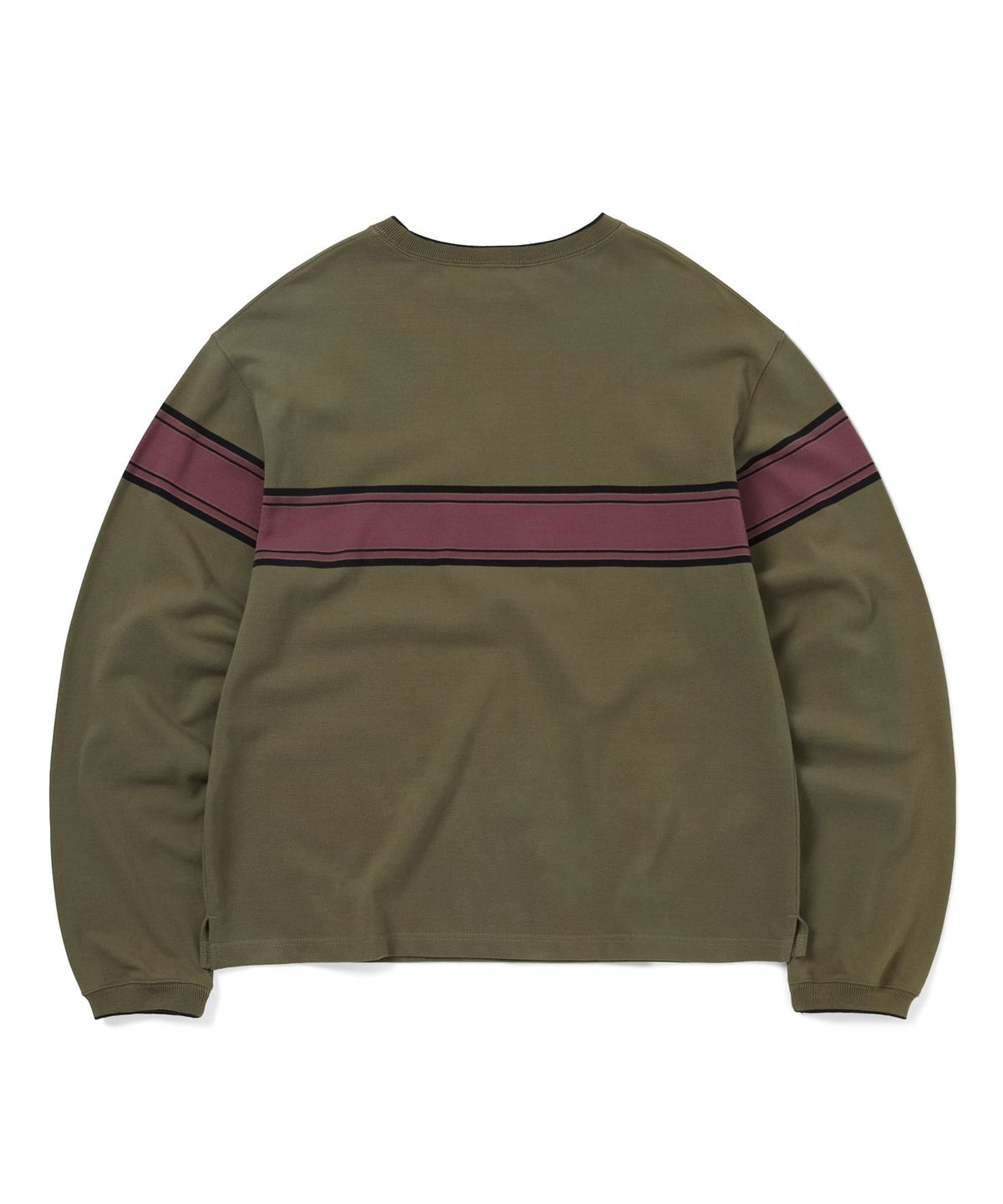 디스이즈네버댓(THISISNEVERTHAT) PK Line L/S Tee Olive