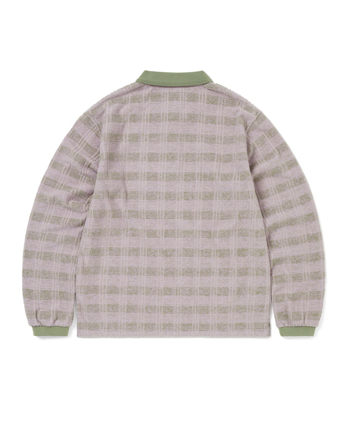 디스이즈네버댓(THISISNEVERTHAT) Striped Rugby L/S Top Light Olive