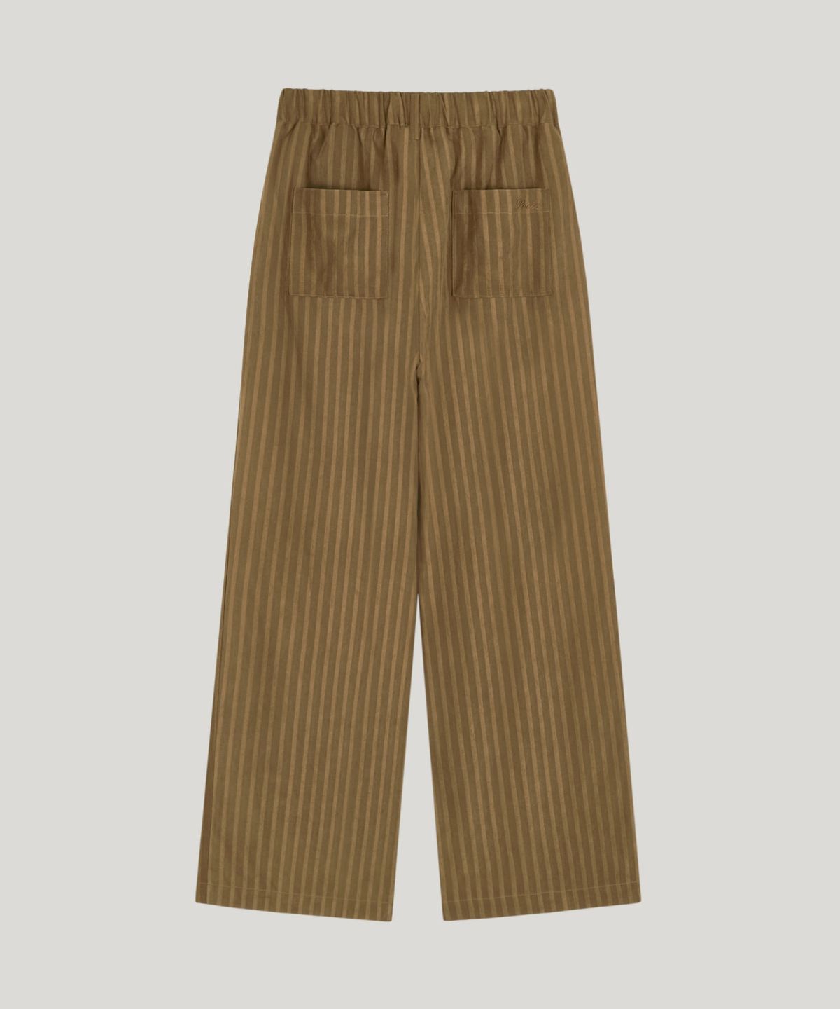 포에트서울(POETSEOUL) tonal stripe wide pants_brown