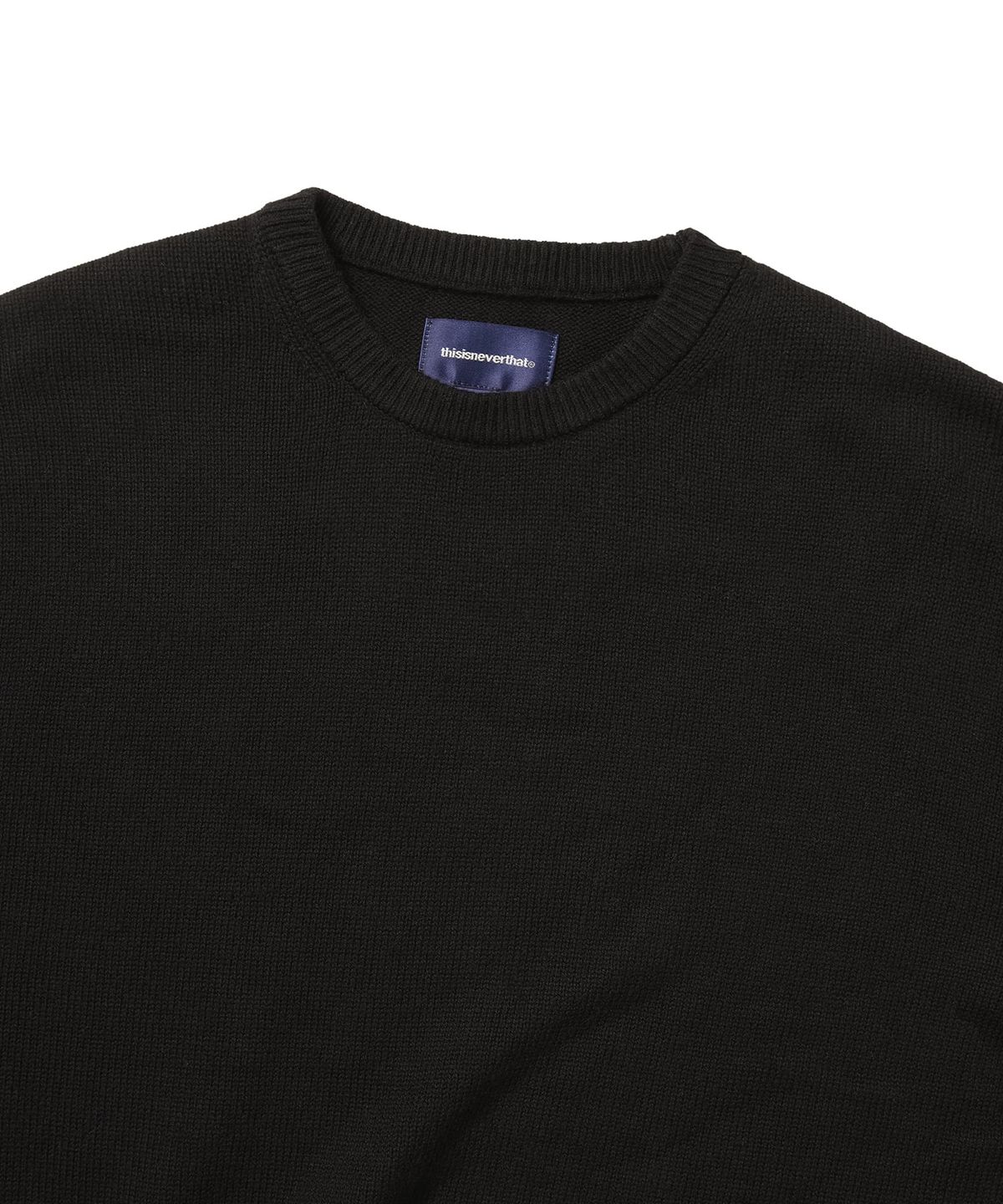 디스이즈네버댓(THISISNEVERTHAT) Fortuna N-Logo Sweater Black