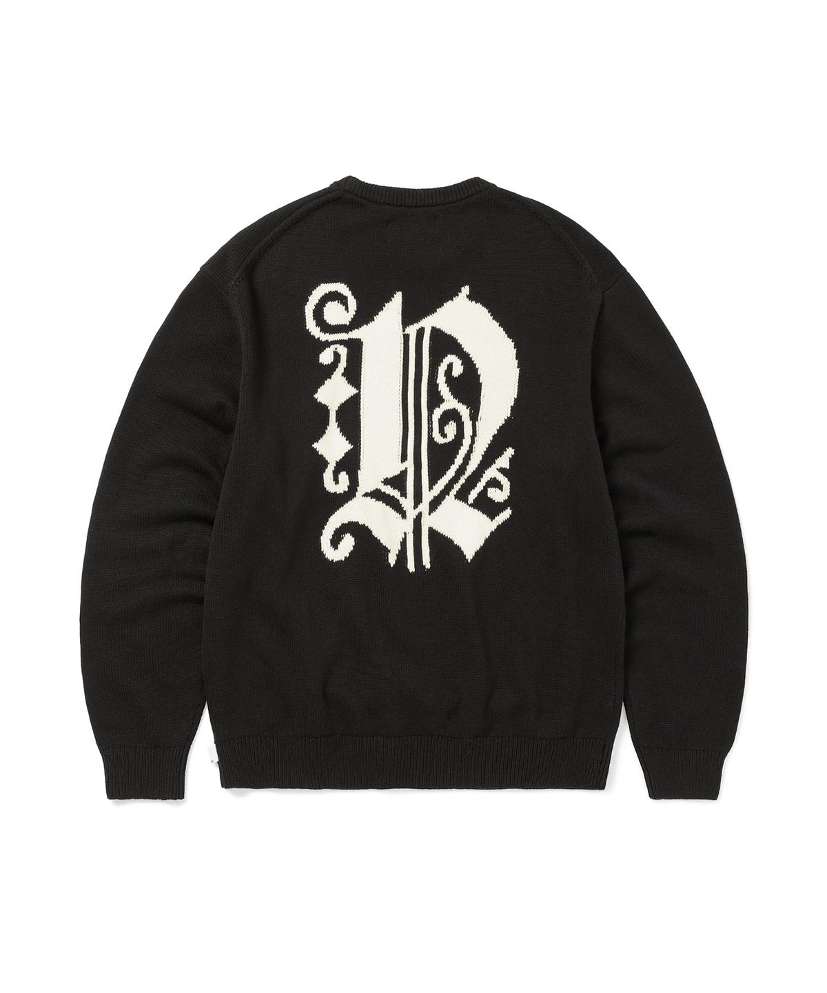 디스이즈네버댓(THISISNEVERTHAT) Fortuna N-Logo Sweater Black