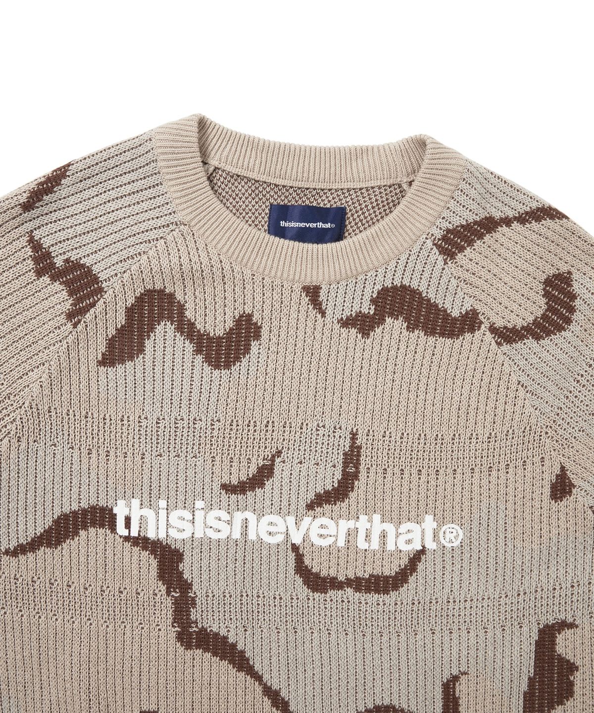 디스이즈네버댓(THISISNEVERTHAT) T-Logo Knit Sweater Camo