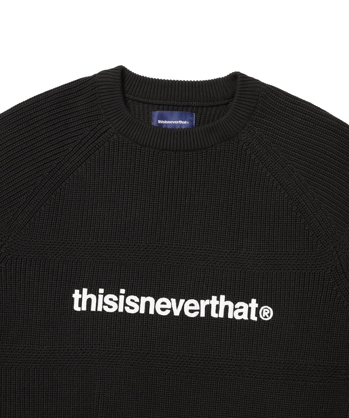 디스이즈네버댓(THISISNEVERTHAT) T-Logo Knit Sweater Black