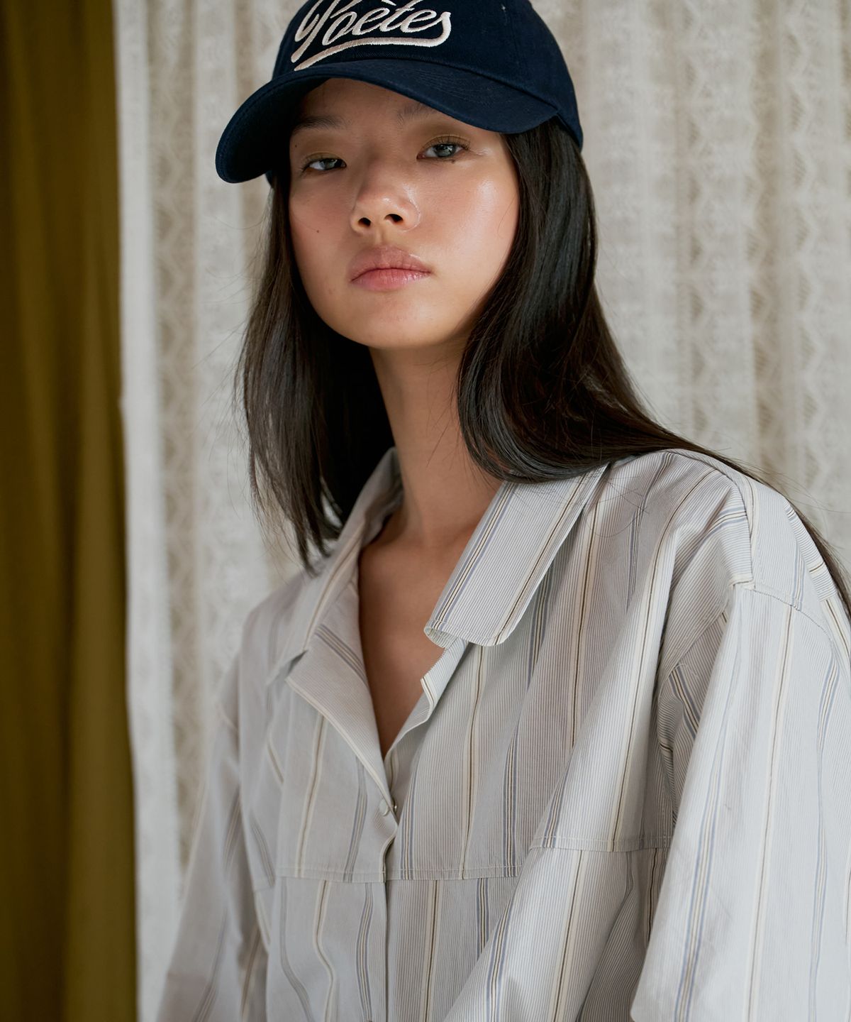 포에트서울(POETSEOUL) double collar stripe shirt_stripe