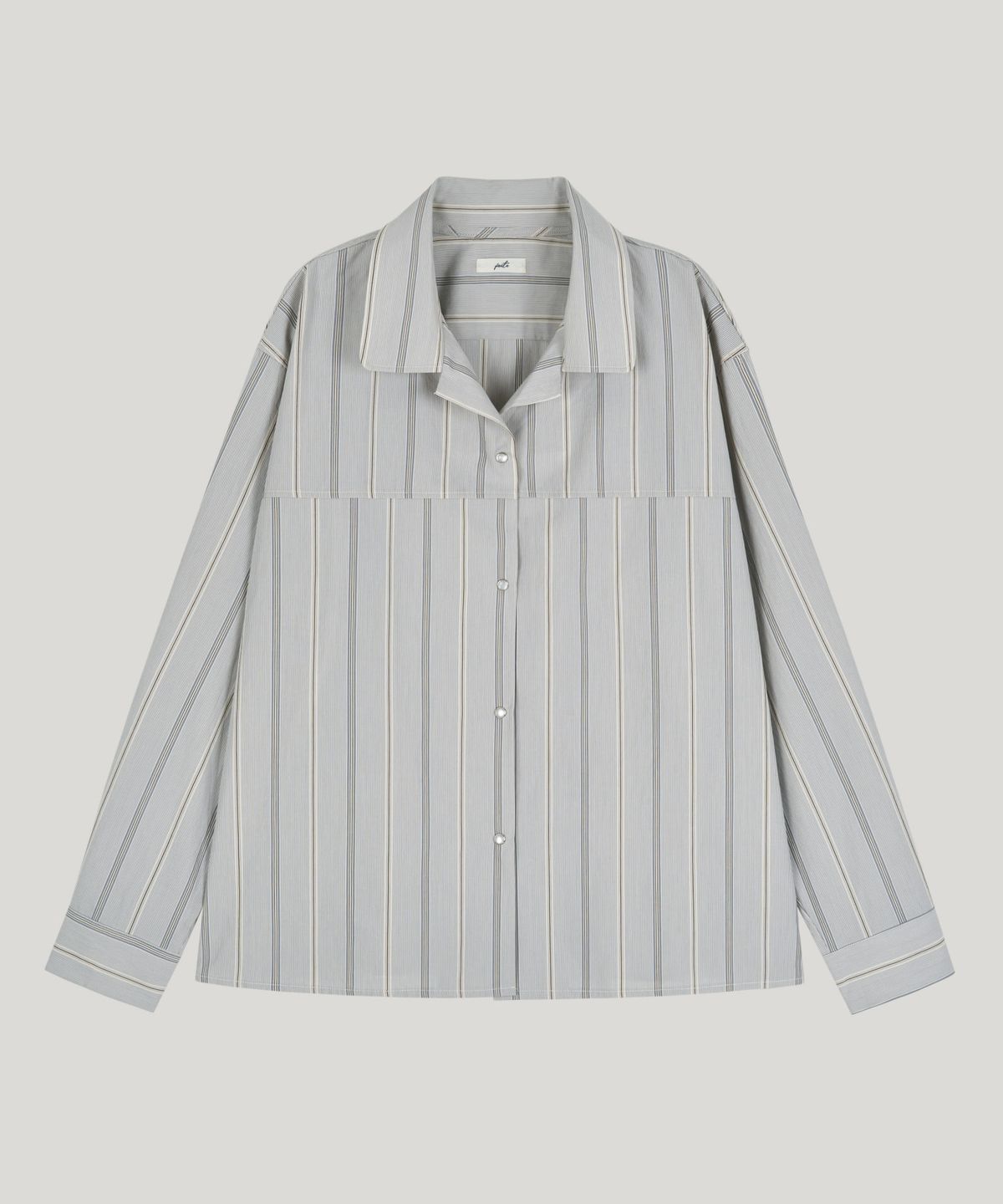 포에트서울(POETSEOUL) double collar stripe shirt_stripe