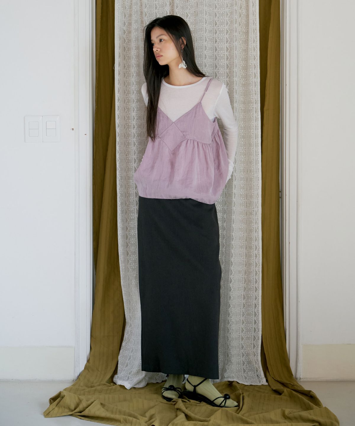 포에트서울(POETSEOUL) basic wool tencel t-shirt_ivory