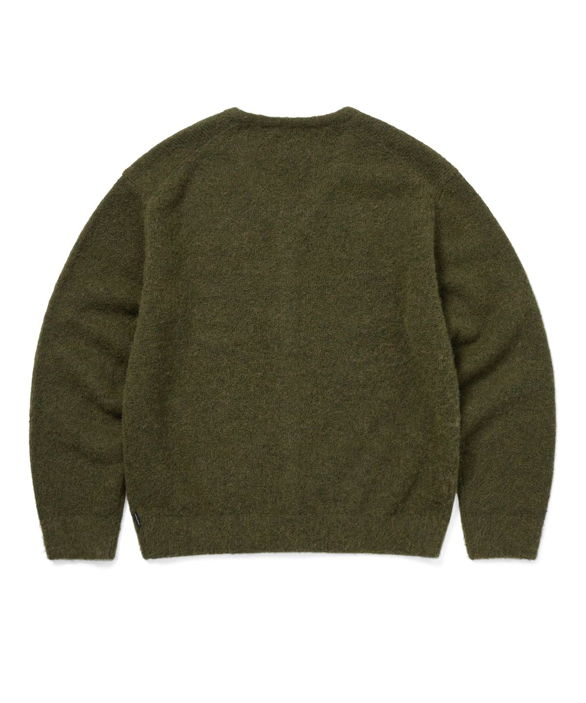 디스이즈네버댓(THISISNEVERTHAT) Hairy Knit Cardigan Olive Green