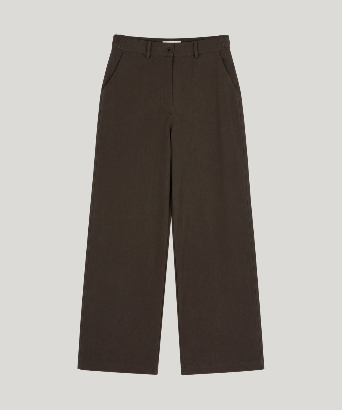 포에트서울(POETSEOUL) buckle button cotton pants_brown