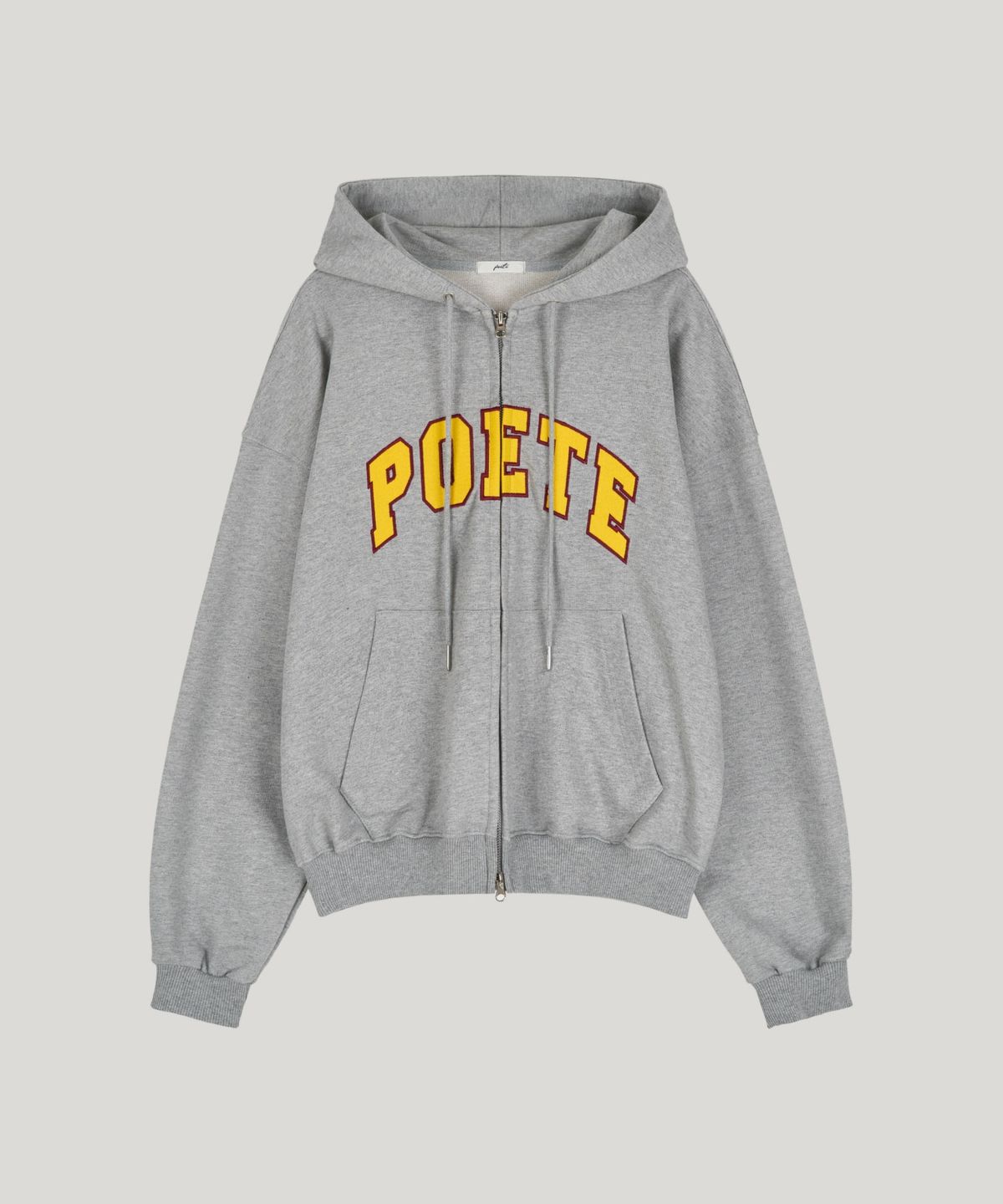 포에트서울(POETSEOUL) poete hoodie zip-up_gray