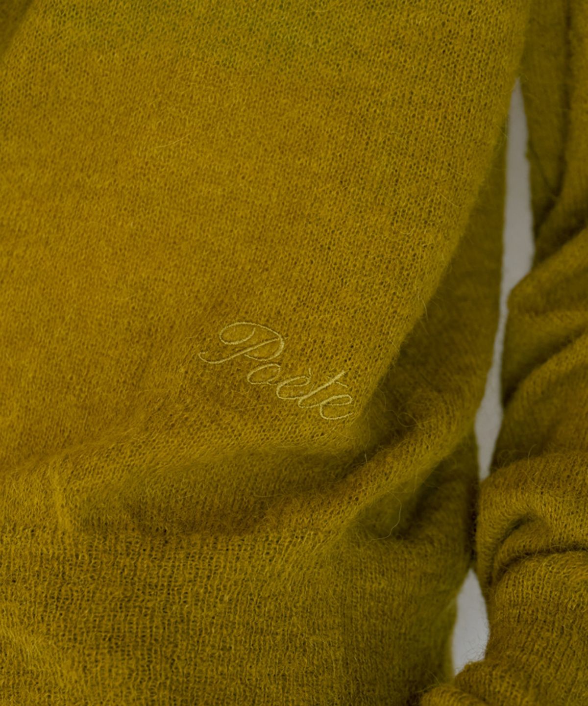 포에트서울(POETSEOUL) signature alpaca cardigan_mustard