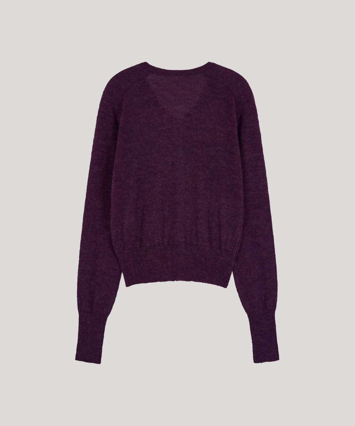 포에트서울(POETSEOUL) signature alpaca cardigan_purple