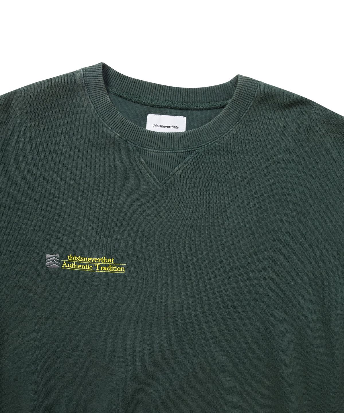디스이즈네버댓(THISISNEVERTHAT) Authentic Tradition Crewneck Sea Green