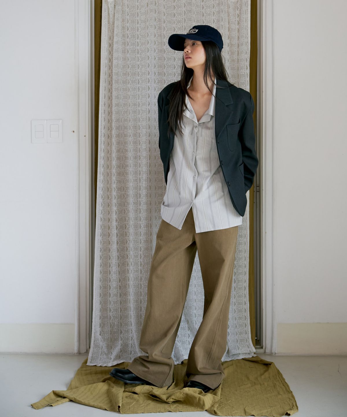 포에트서울(POETSEOUL) out pocket jacket_dark gray