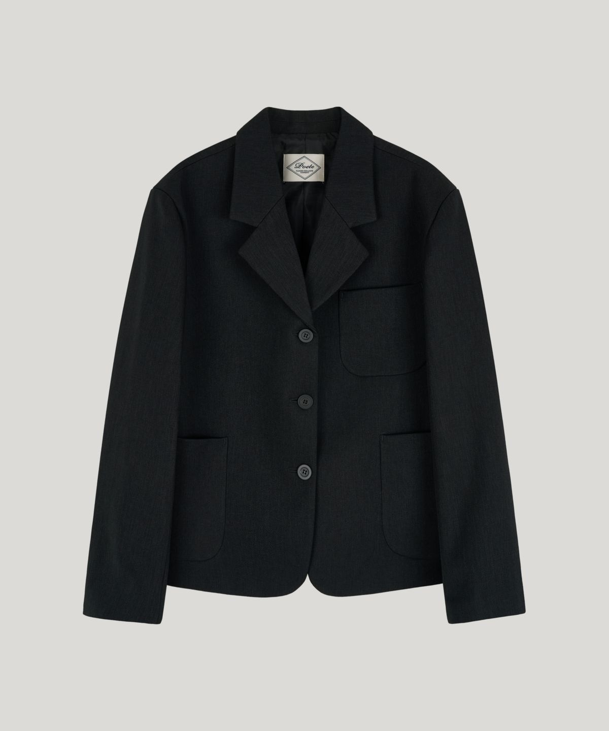 포에트서울(POETSEOUL) out pocket jacket_dark gray
