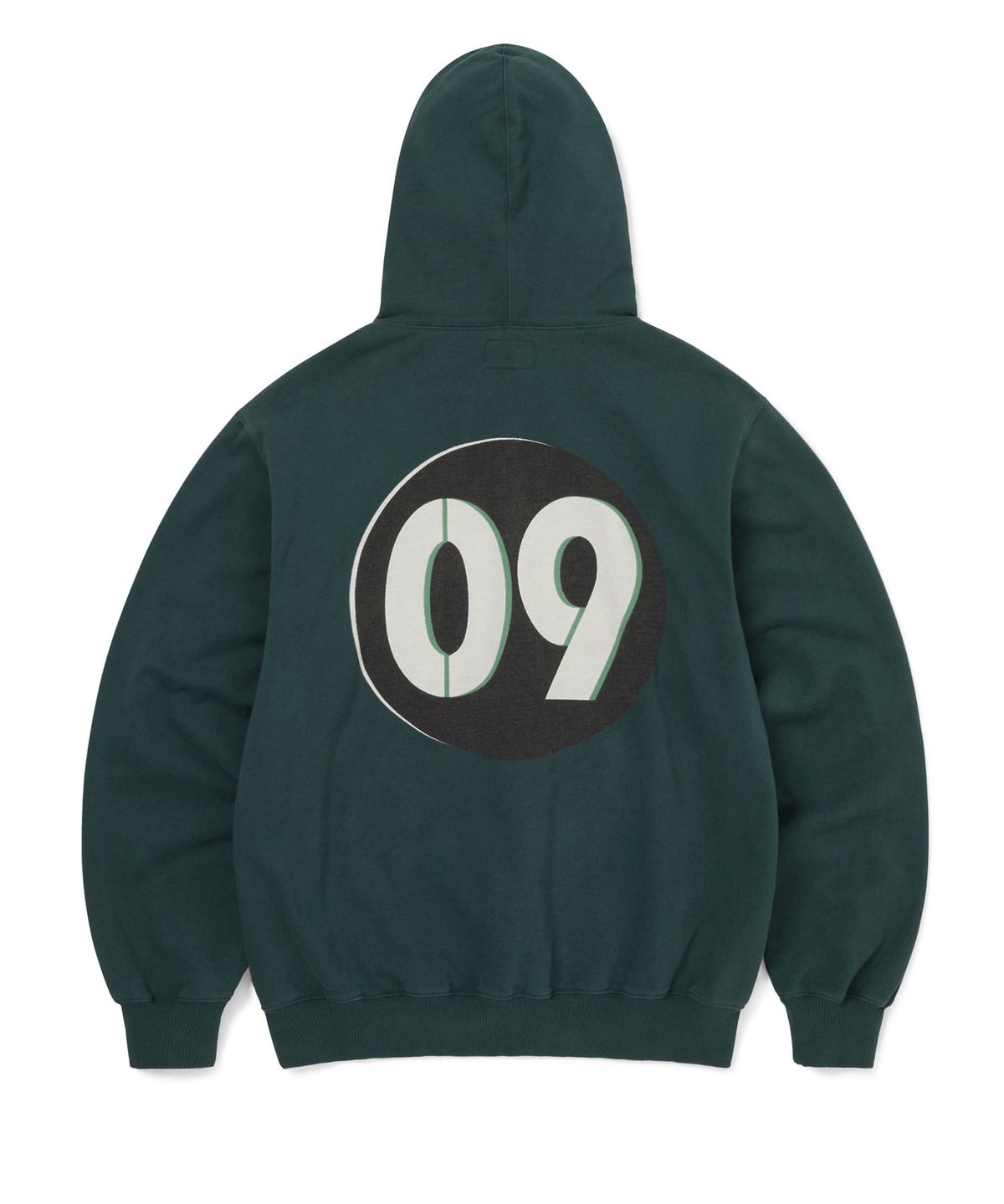 디스이즈네버댓(THISISNEVERTHAT) Circled Number Hoodie Sea Green