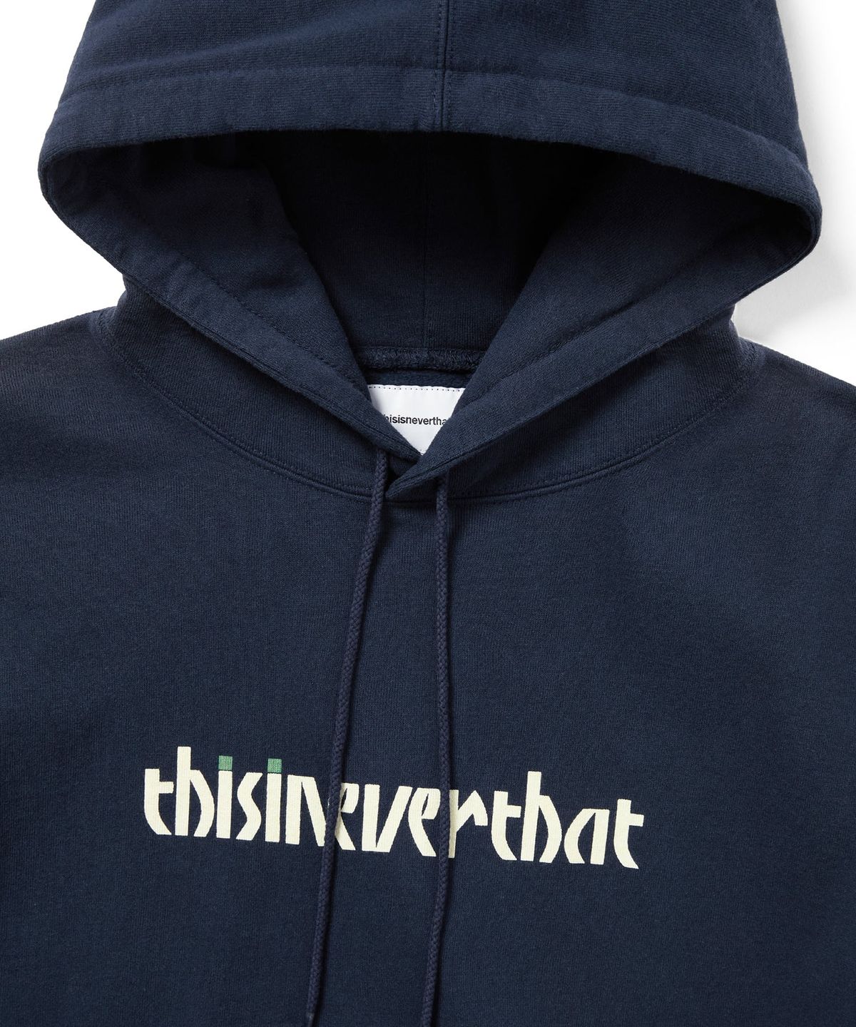 디스이즈네버댓(THISISNEVERTHAT) Circled Number Hoodie Navy