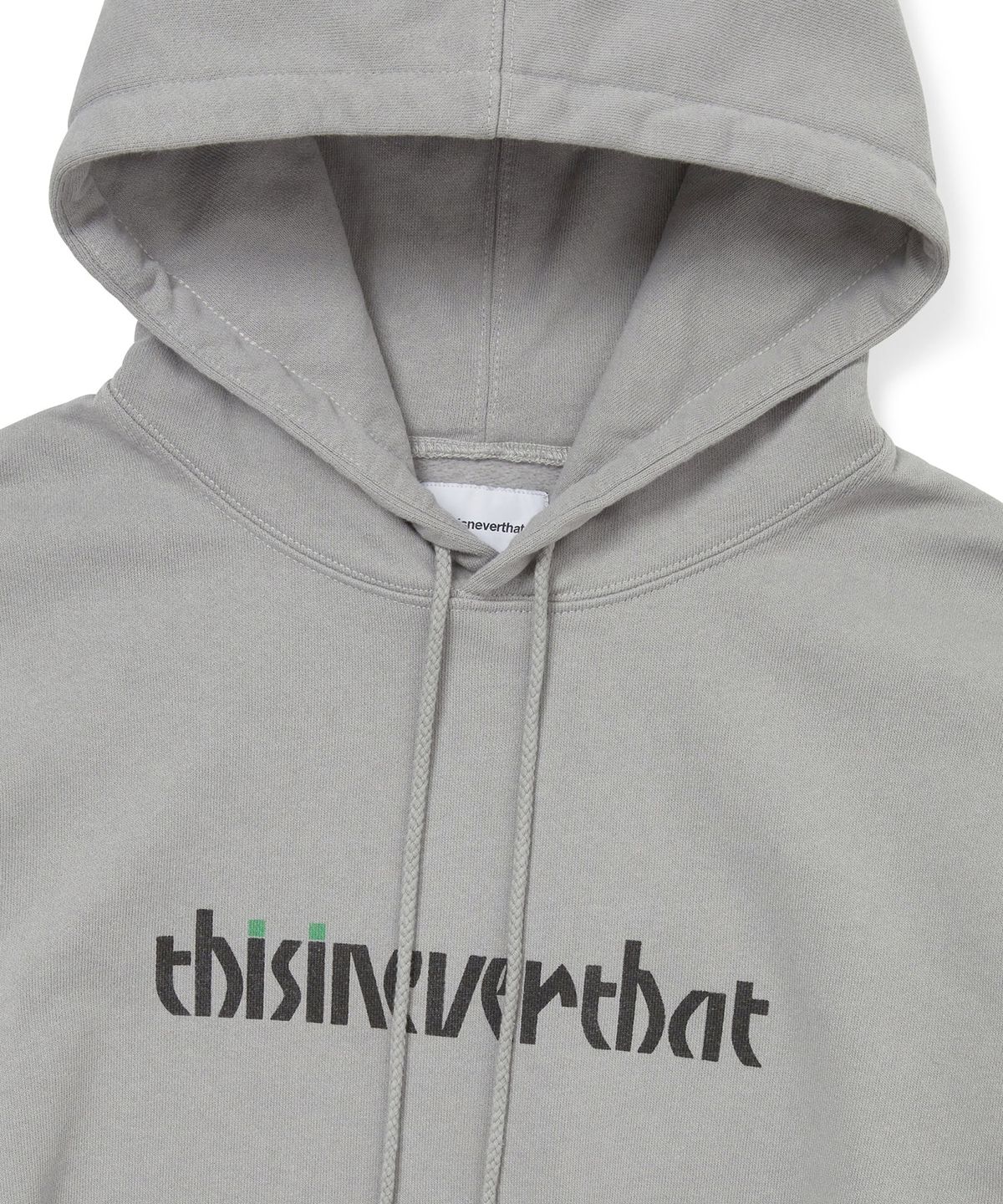 디스이즈네버댓(THISISNEVERTHAT) Circled Number Hoodie Concrete