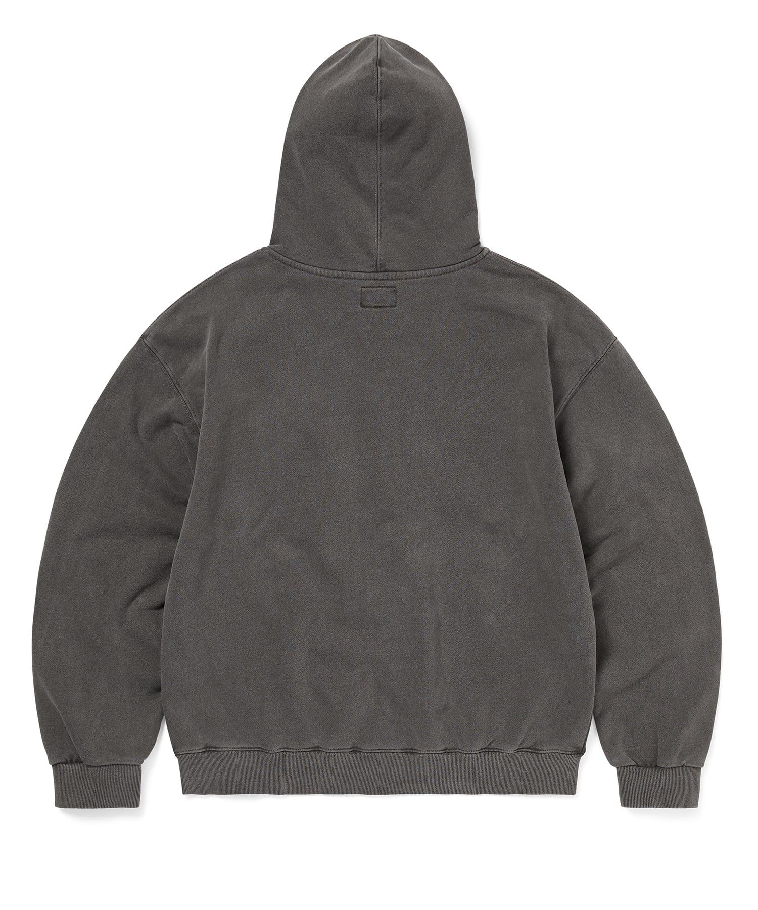 MUSINSA | thisisneverthat Waffle Lined Zip Up Hoodie Charcoal