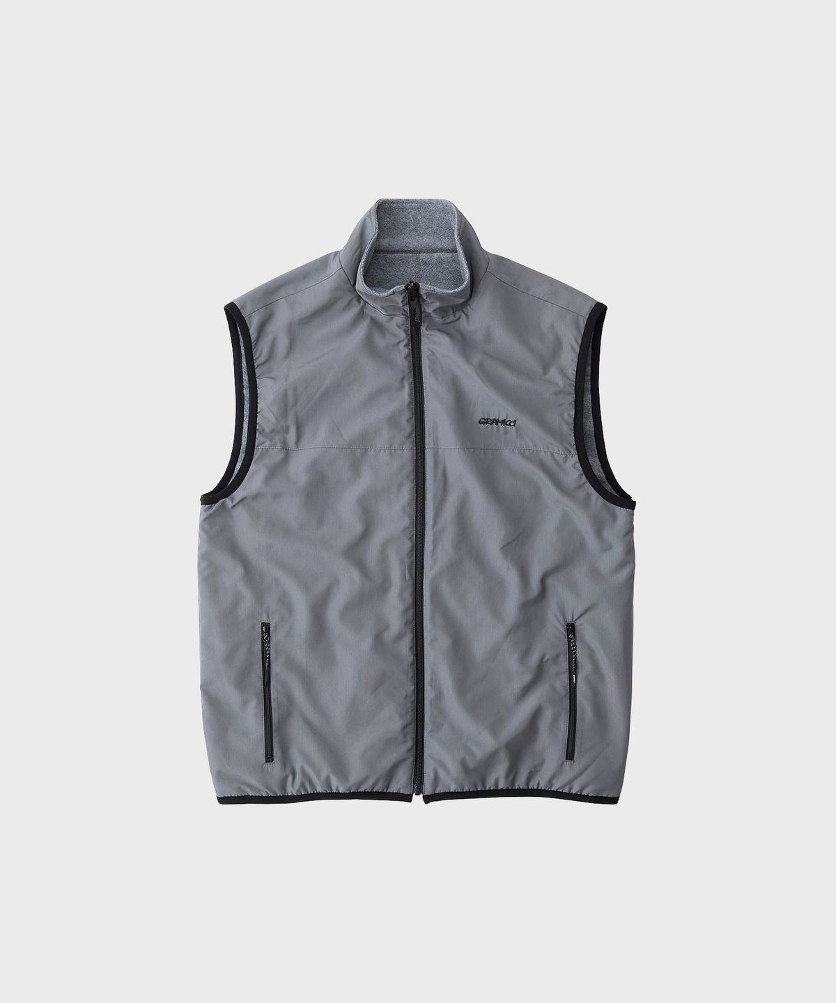그라미치(GRAMICCI) 써멀 리버시블 플리스 베스트 Heather Grey
