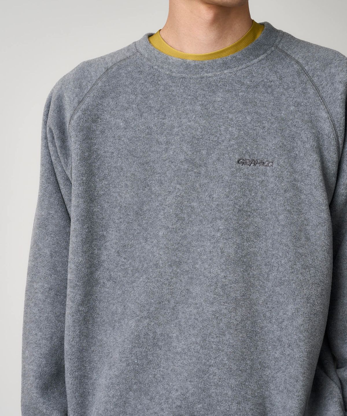 그라미치(GRAMICCI) 써멀 플리스 스웨트 맨투맨 Heather Grey