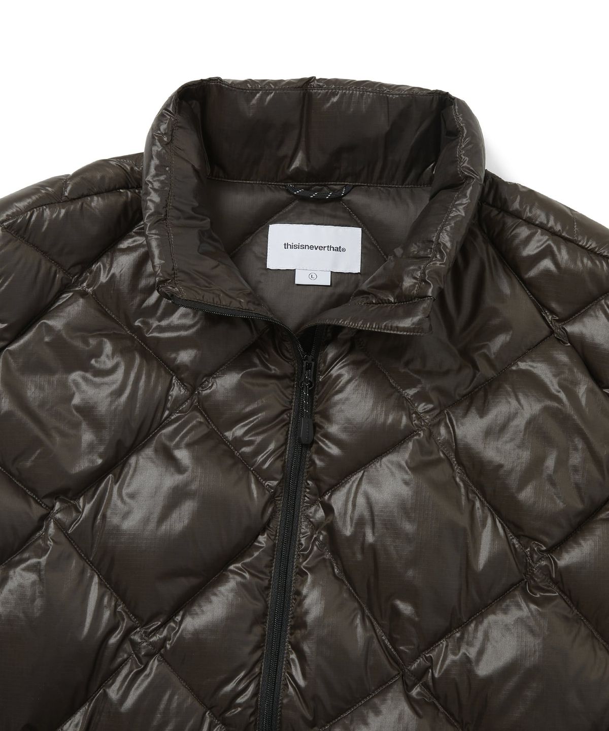 디스이즈네버댓(THISISNEVERTHAT) PERTEX® Light Down Vest Brown Black