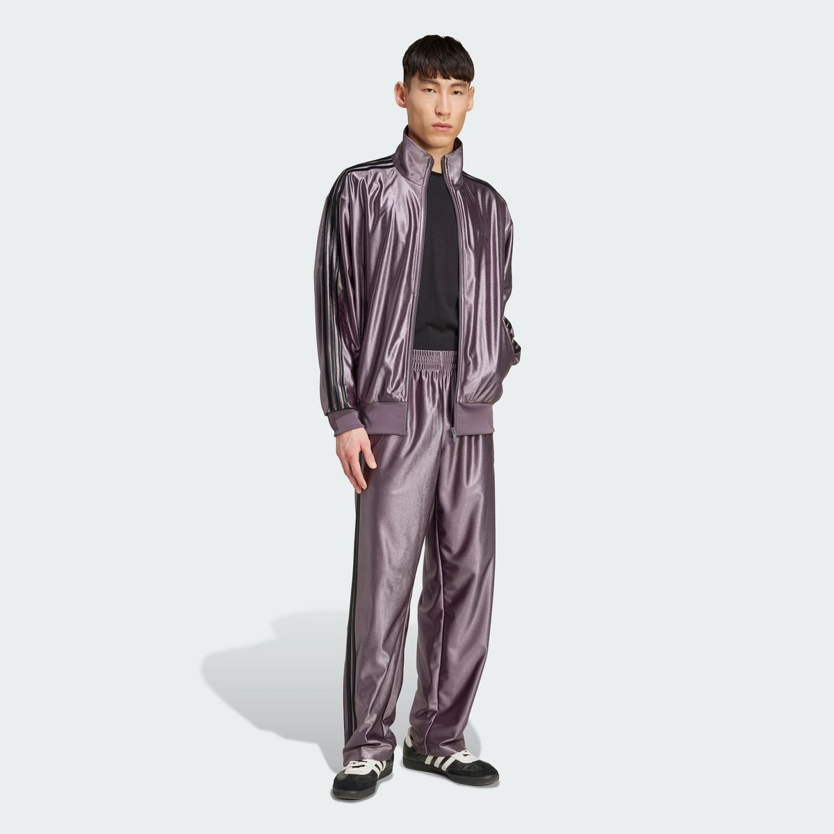 아디다스(ADIDAS) 파이어버드 메탈릭 트랙 탑 JX1496