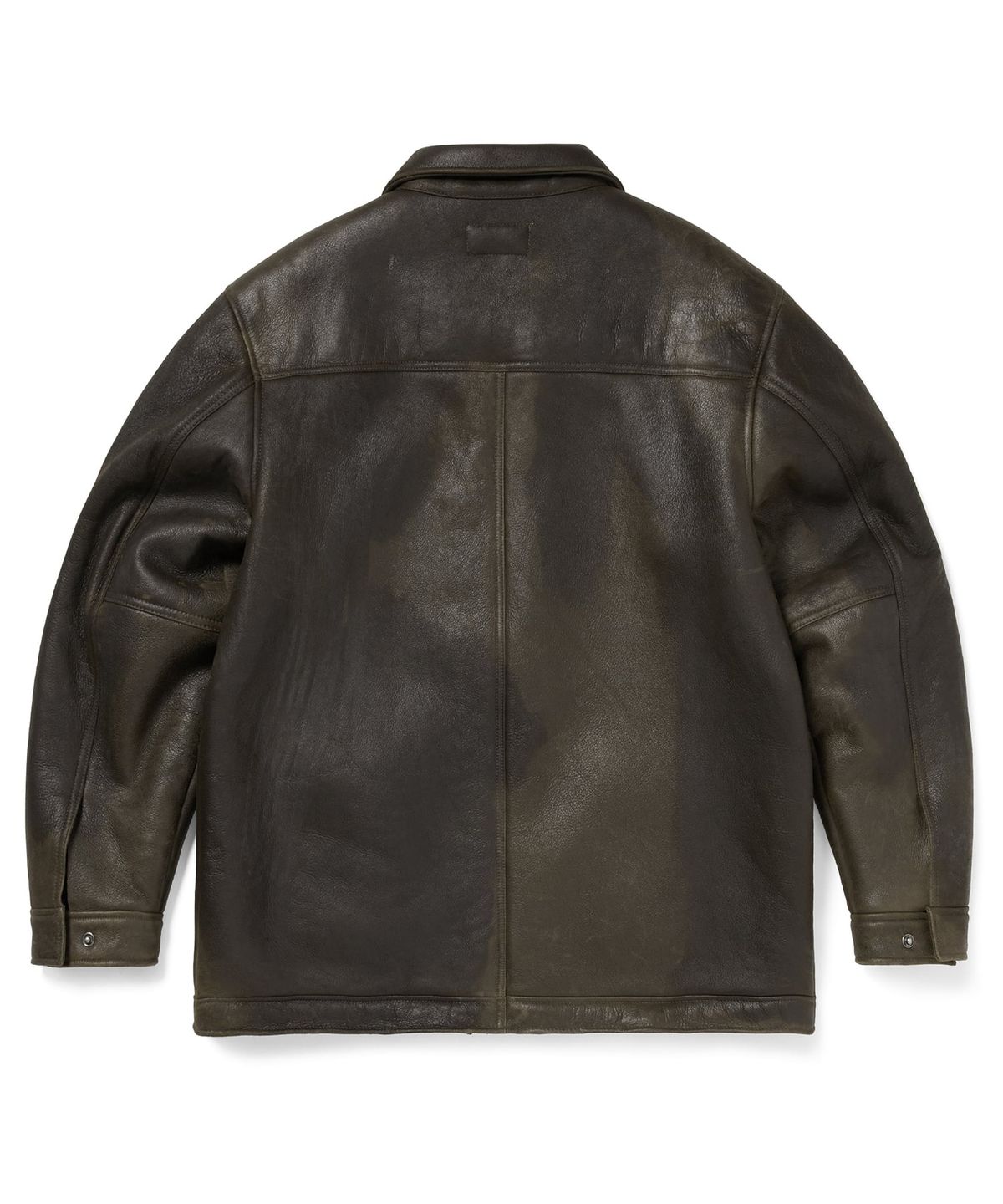 디스이즈네버댓(THISISNEVERTHAT) Washed Shearling Jacket Olive