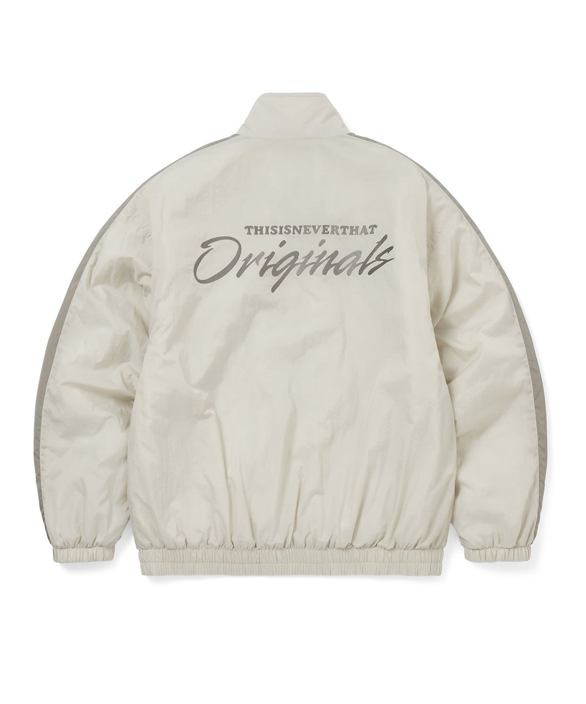 디스이즈네버댓(THISISNEVERTHAT) Originals Warm Up Jacket Stone