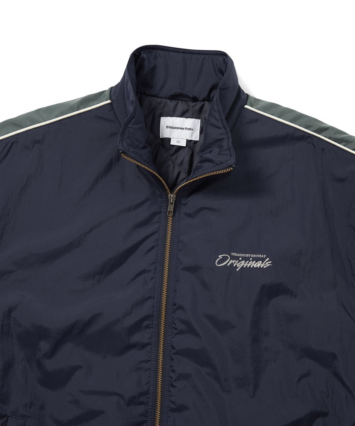 디스이즈네버댓(THISISNEVERTHAT) Originals Warm Up Jacket Navy