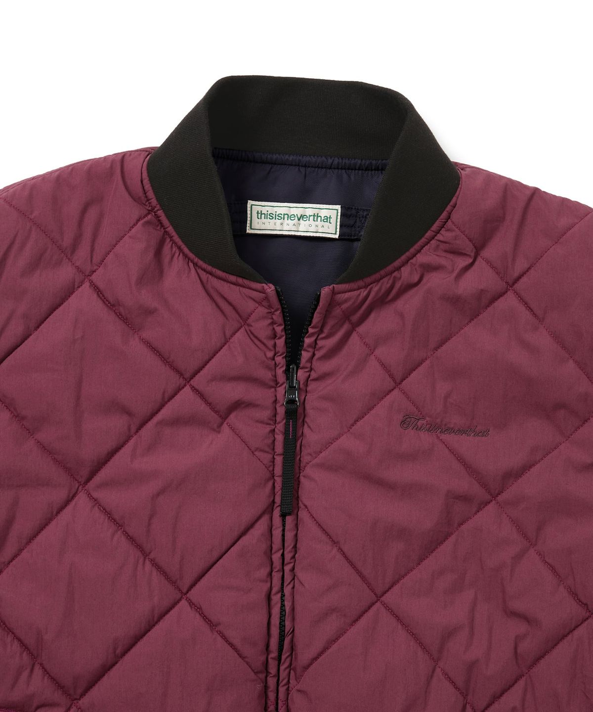 디스이즈네버댓(THISISNEVERTHAT) Reversible Bomber Jacket Magenta