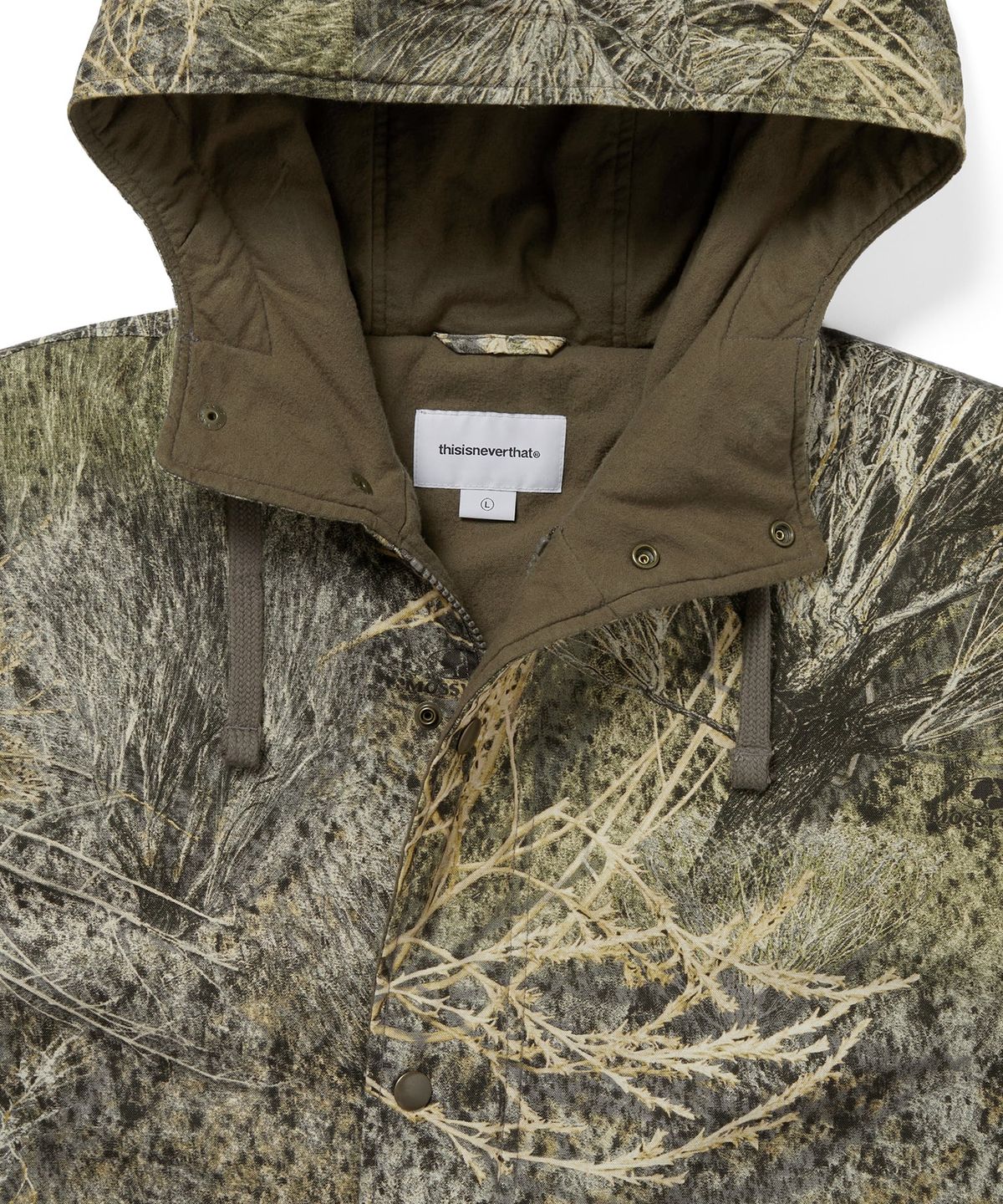 디스이즈네버댓(THISISNEVERTHAT) Hooded Puff Parka Camo