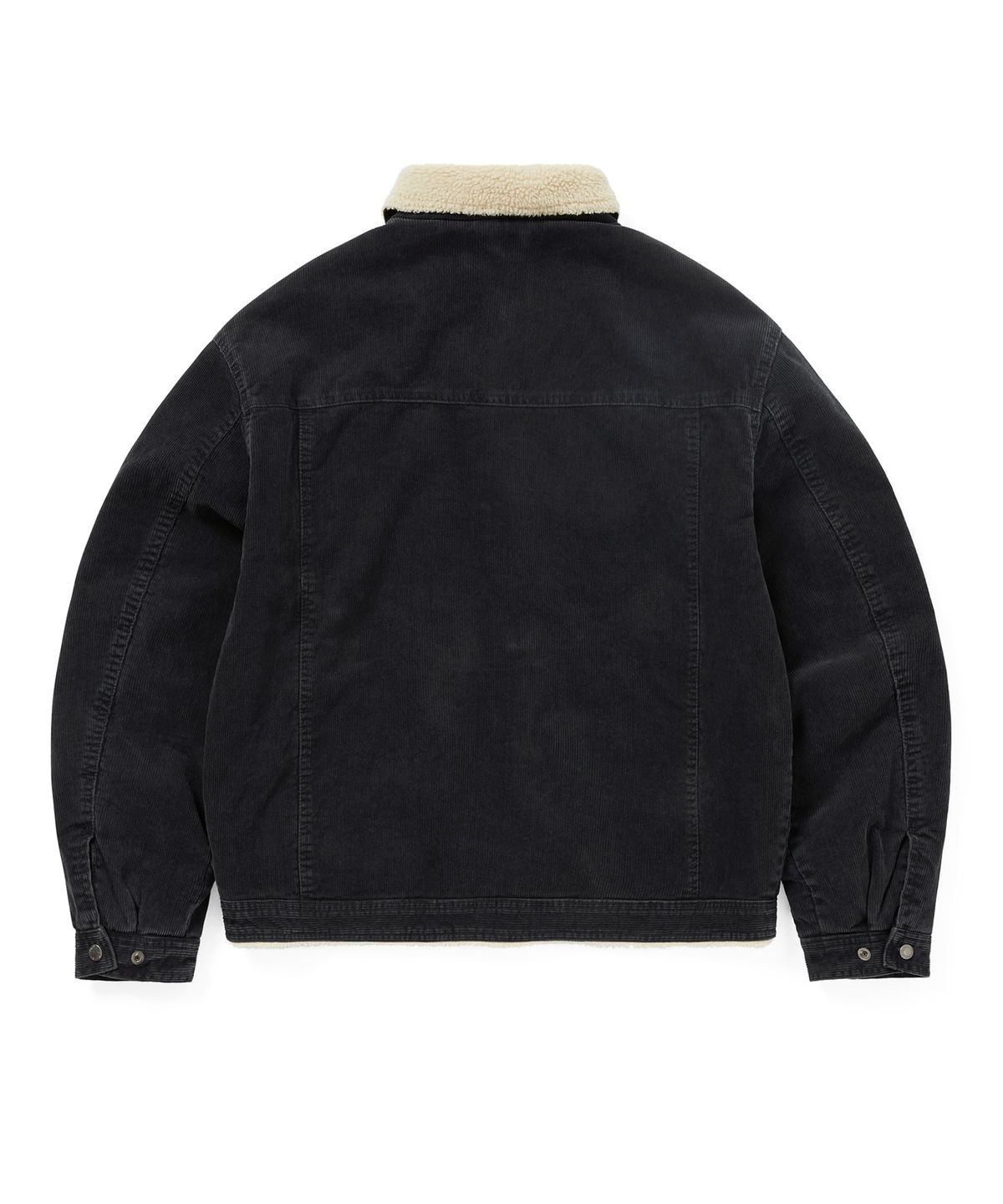 디스이즈네버댓(THISISNEVERTHAT) Sherpa Lined Corduroy Trucker Jacket Black