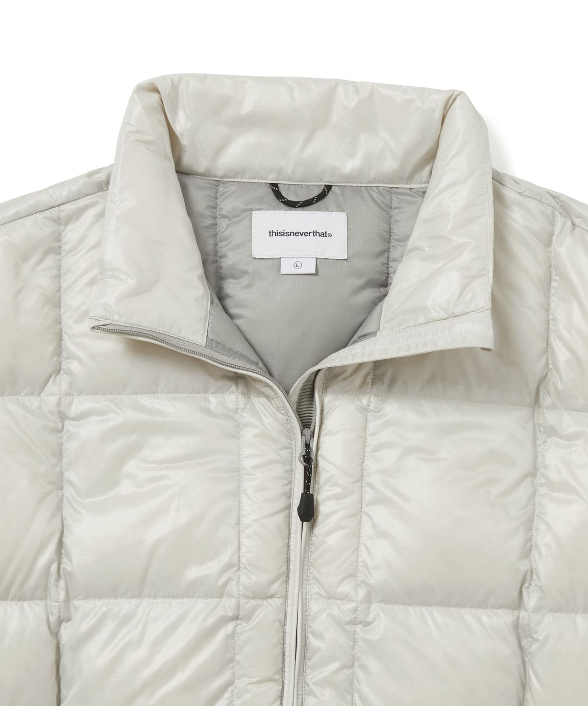 디스이즈네버댓(THISISNEVERTHAT) PERTEX® Light Down Jacket Stone