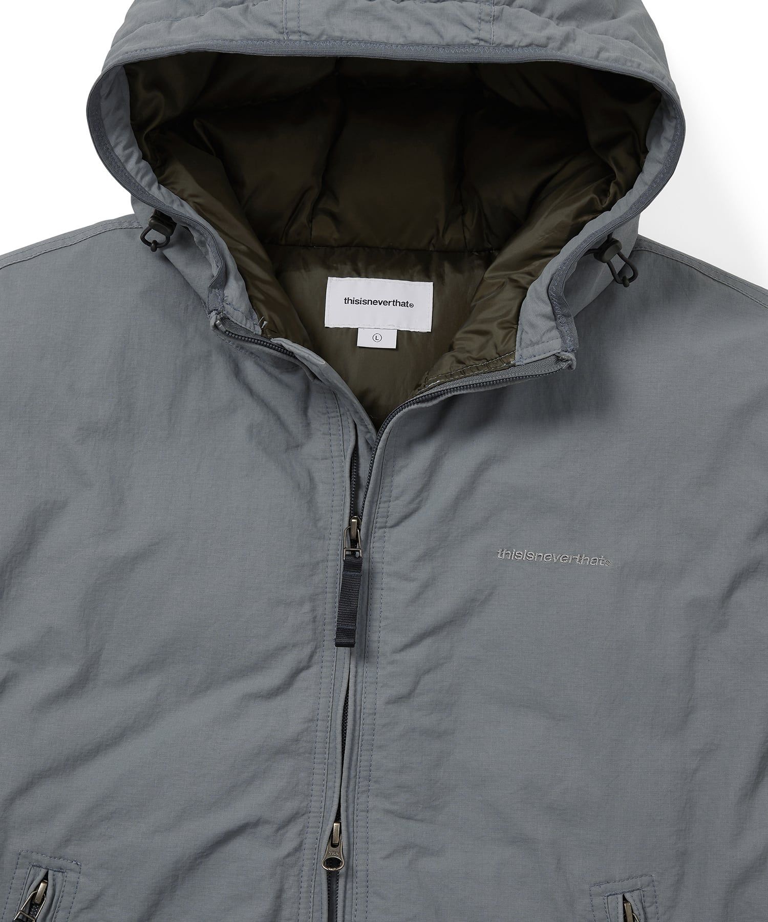 MUSINSA公式 | thisisneverthat Washed Down Puffer Jacket Slate