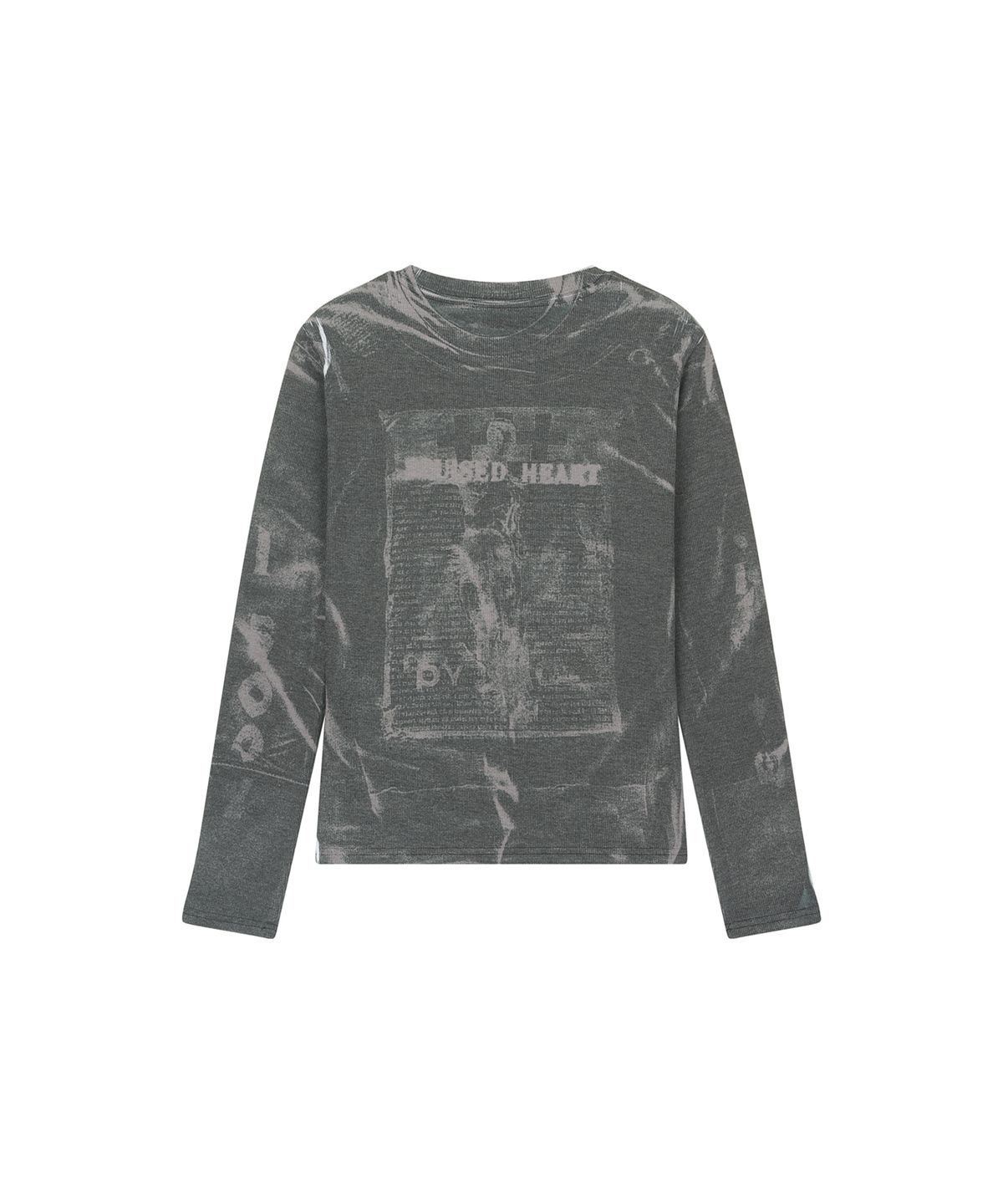 도그마 엑스(DOGMA EHKS) TROMPE L’OEIL CROSS LONG SLEEVE BLACK