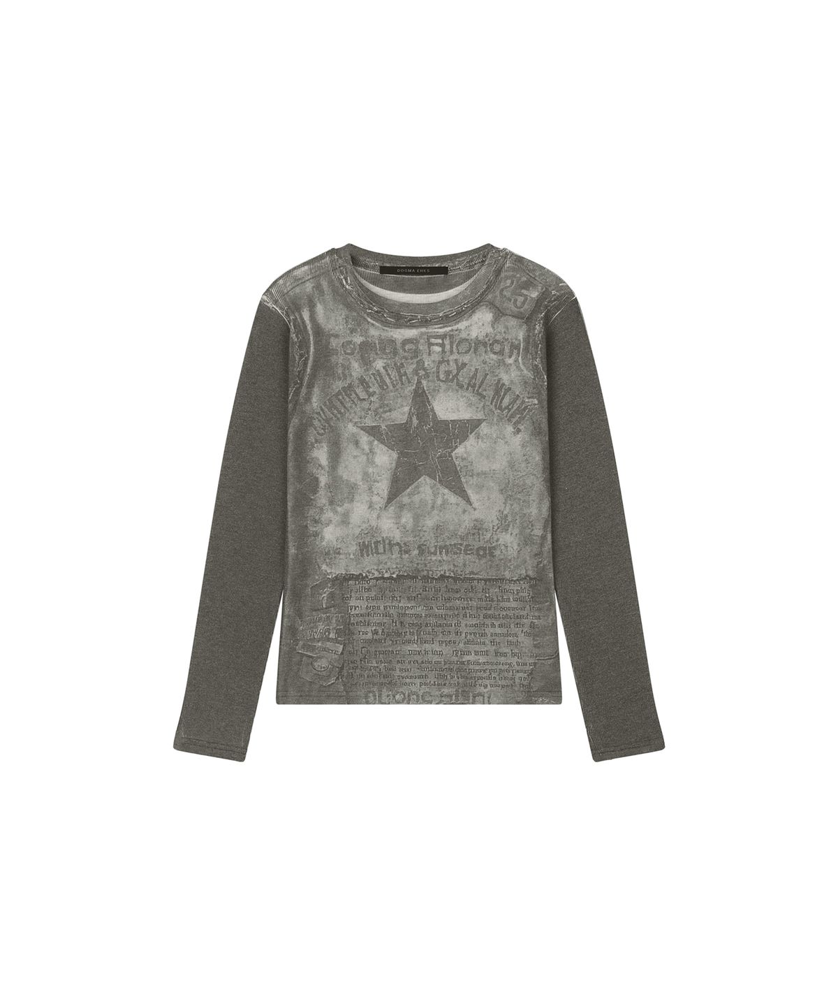 도그마 엑스(DOGMA EHKS) TROMPE L’OEIL RUGGED LONG SLEEVE KHAKI