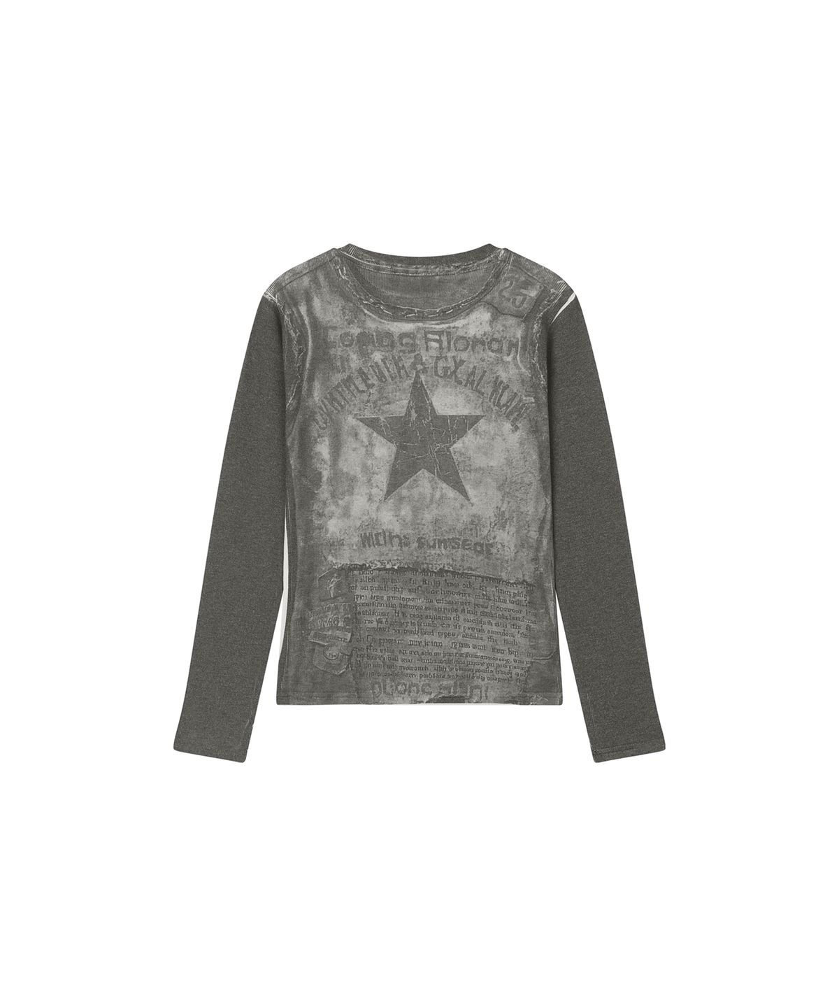 도그마 엑스(DOGMA EHKS) TROMPE L’OEIL RUGGED LONG SLEEVE KHAKI