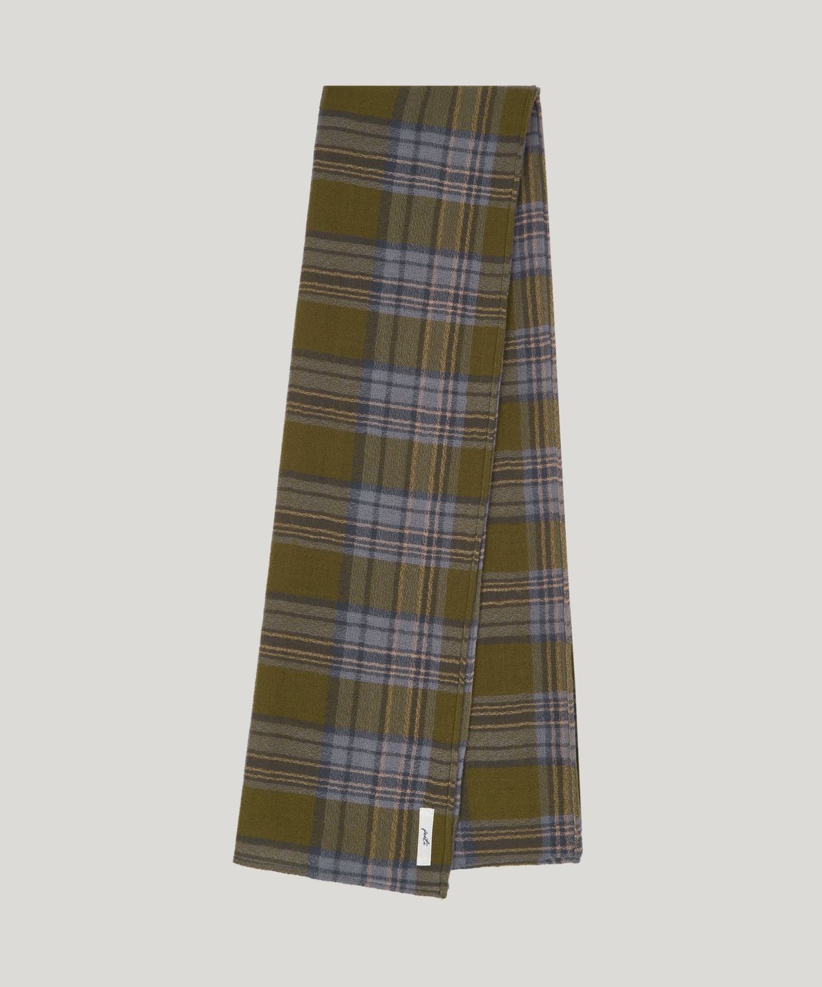 포에트서울(POETSEOUL) autumn check muffler_olive