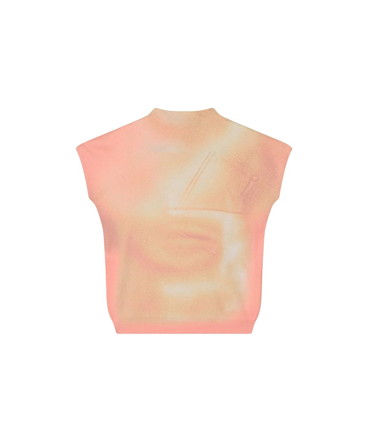 도그마 엑스(DOGMA EHKS) BRUISED HEART MOCK NECK TOP ORANGE