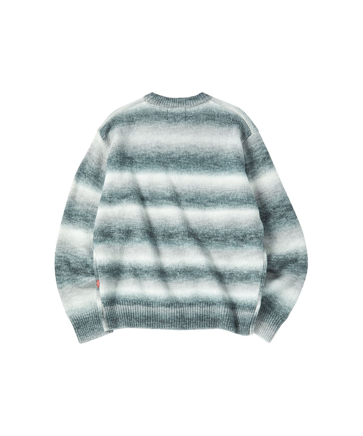 꼬모니노즈(COMONINOZ) GRADATION PULLOVER SWEATER [GRAY]