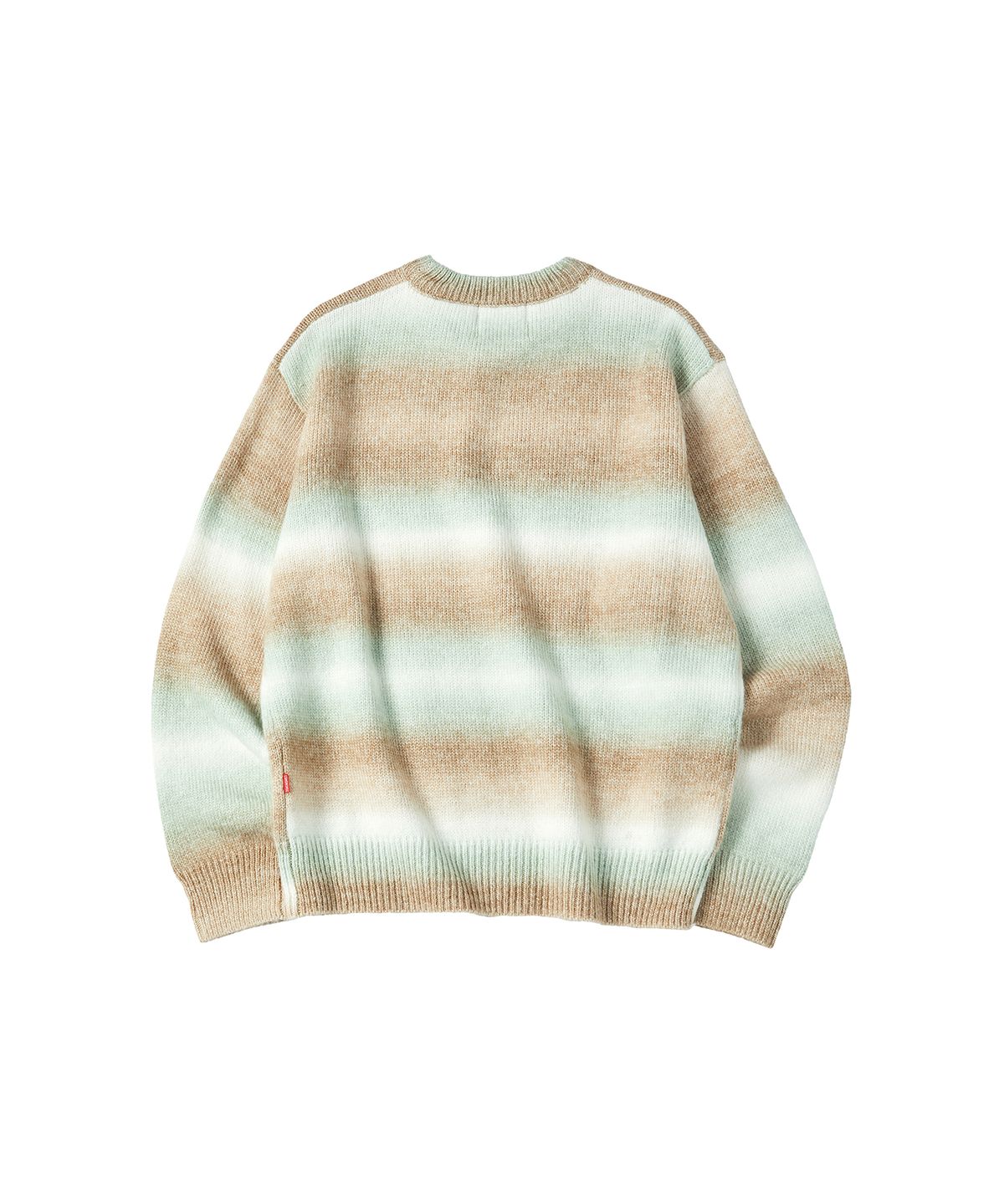 꼬모니노즈(COMONINOZ) GRADATION PULLOVER SWEATER [MINT]