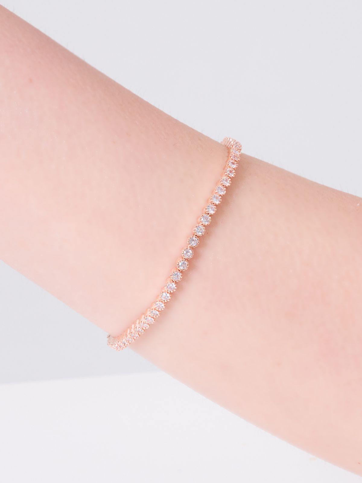 엘르주얼리(ELLEJEWELRY) 벨라 클래식 테니스 팔찌 ELBRBB104