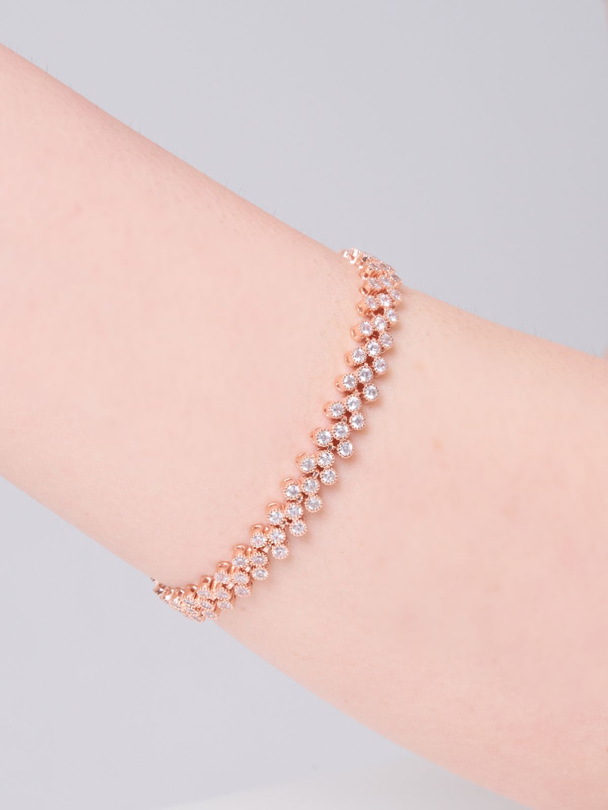 엘르주얼리(ELLEJEWELRY) 럭셔리 테니스 팔찌 ELBRBB102
