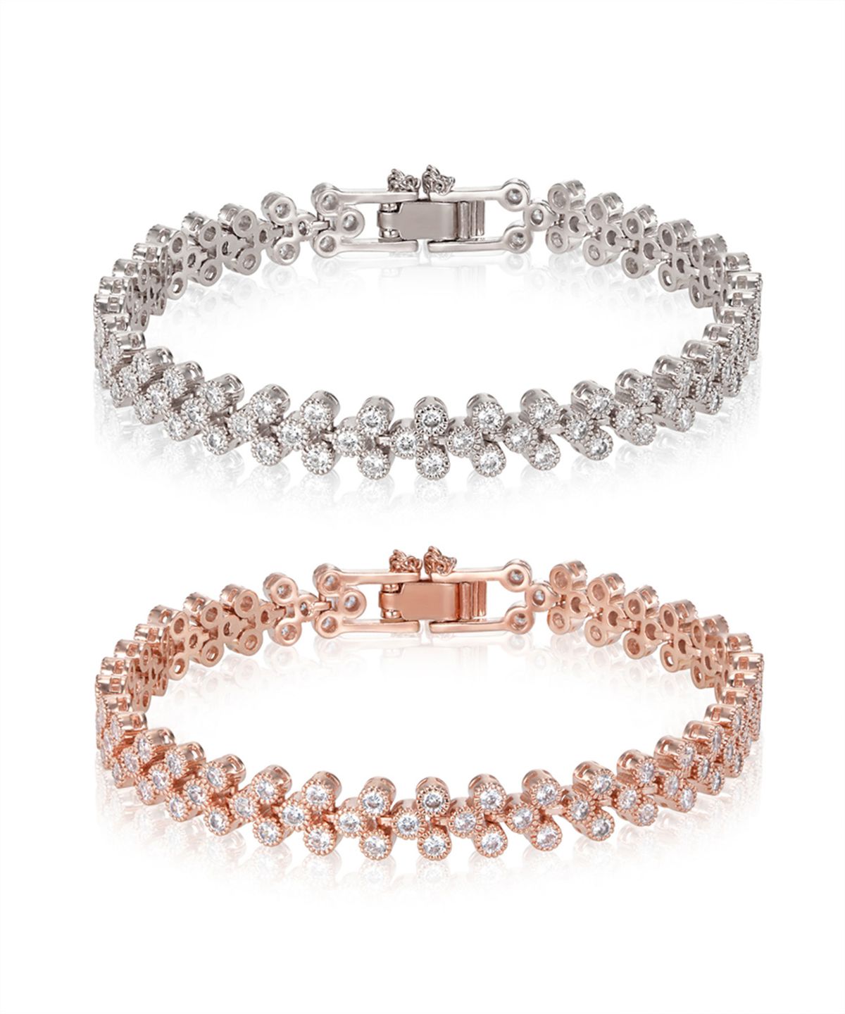 엘르주얼리(ELLEJEWELRY) 럭셔리 테니스 팔찌 ELBRBB102